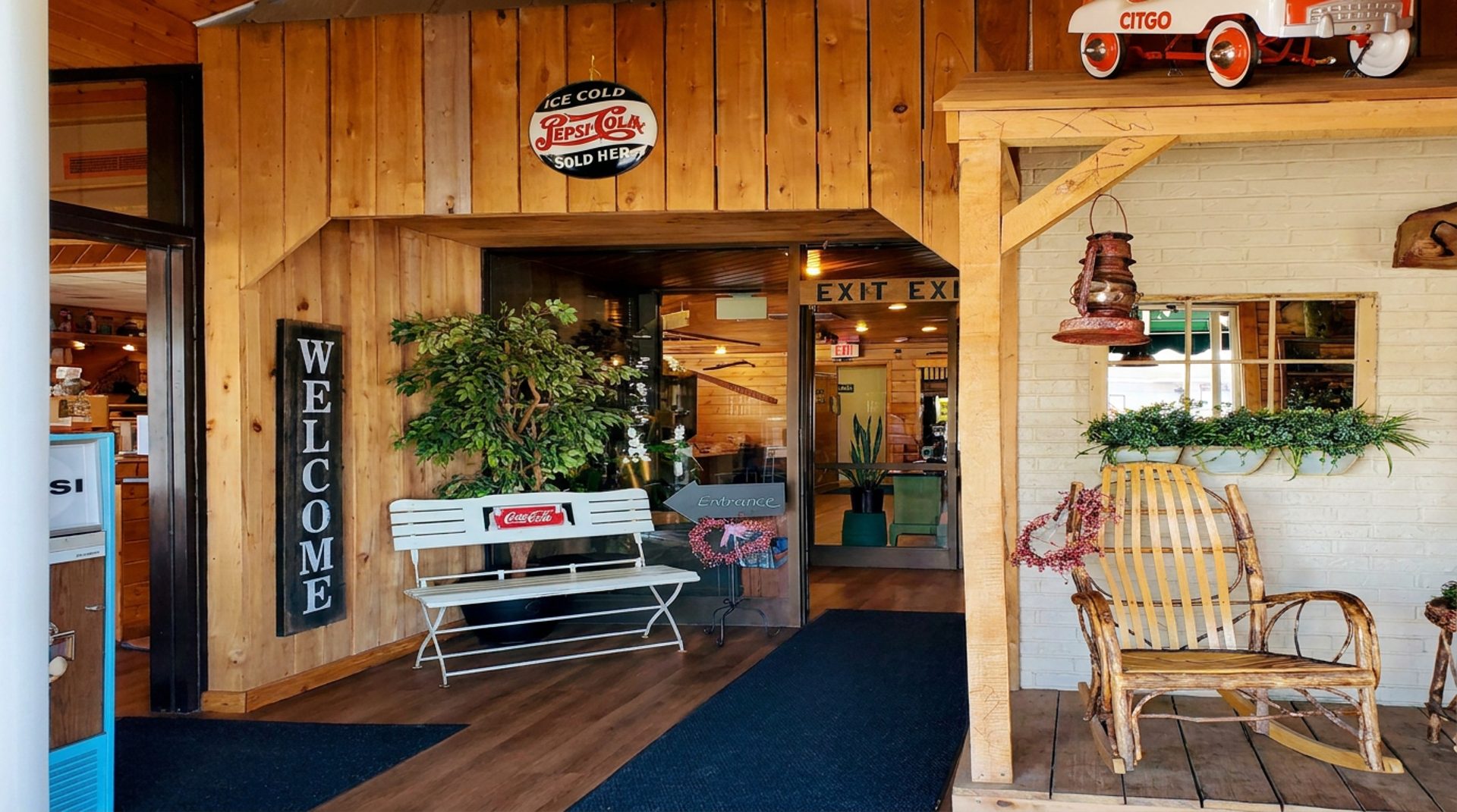 The front porch