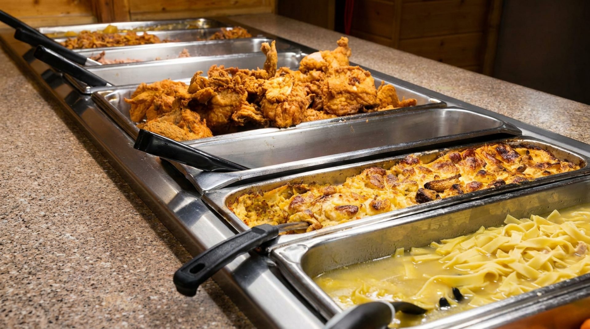 The hot buffet